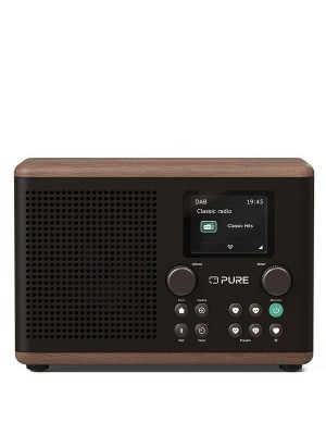 Pure Classic H4 Digital Radio Coffee Black - Walnut