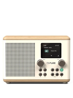 Pure Classic H4 Digital Radio Cotton White - Oak