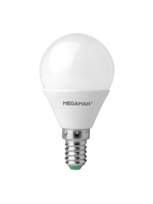 Megaman 3.5W Eco LED Round Bulb E14/SES (Warm White)